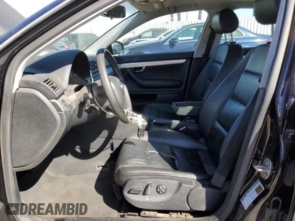 2007 Audi A4 2.0T with VIN WAUAF78E37A039291, listed as a Copart auction lot 47048265 with 120,531 mi miles and Salvage Title. Bid and sale history available at carsss.com. Image 7.