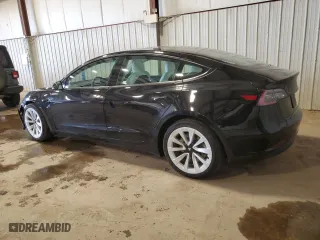 2022 Tesla Model 3 with VIN 5YJ3E1EA2NF336151, listed as a Copart auction lot 50795245 with 14,265 mi miles and Salvage Title. Bid and sale history available at carsss.com. Image 2.