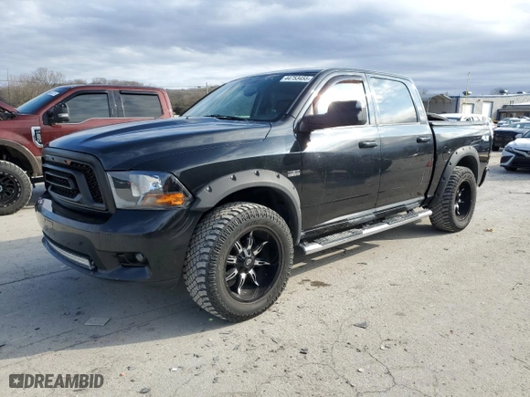 2009 Dodge Ram 1500 Laramie with VIN 1D3HV13T09S787024, listed as a Copart auction lot 44753455 with 122,429 mi miles and Clean Title. Bid and sale history available at carsss.com. Image 1.