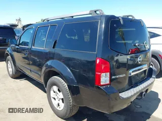 2005 Nissan Pathfinder LE with VIN 5N1AR18UX5C721693, listed as a IAAI auction lot 42626528 with 207,968 mi miles and . Bid and sale history available at DreamBid. Image 3.