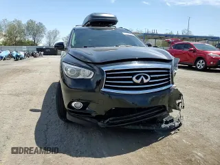 2014 Infiniti QX60 with VIN 5N1AL0MM8EC542358, listed as a Copart auction lot 61184495 with 31,859 mi miles and Salvage title. Bid and sale history available at DreamBid. Image 14.