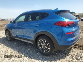 2020 Hyundai Tucson SEL with VIN KM8J3CAL7LU110607, listed as a Copart auction lot 54357025 with 40,020 mi miles and Salvage title. Bid and sale history available at DreamBid. Image 2.