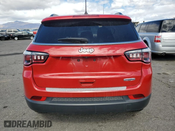 2019 Jeep Compass Altitude with VIN 3C4NJCBB6KT833200, listed as a Copart auction lot 48012385 with 59,212 mi miles and Salvage title. Bid and sale history available at DreamBid. Image 6.