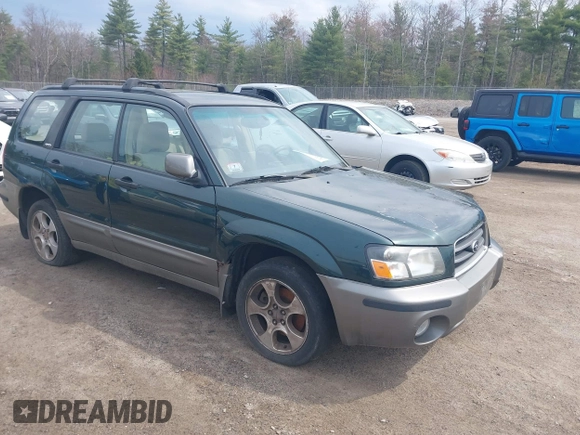 2003 Subaru Forester XS with VIN JF1SG65663H738935, listed as a IAAI auction lot 42119765 with 200,141 mi miles. Bid and sale history available at carsss.com. Image 1.