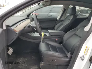 2022 Tesla Model Y Performance with VIN 7SAYGDEF1NF410241, listed as a Copart auction lot 55359505 with 42,652 mi miles and Salvage Title. Bid and sale history available at DreamBid. Image 7.