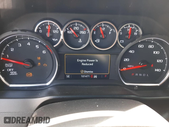2021 Chevrolet Silverado 1500 RST with VIN 3GCUYEED0MG305146, listed as a Copart auction lot 75649424 with 101,471 mi miles and Salvage Title. Bid and sale history available at carsss.com. Image 9.