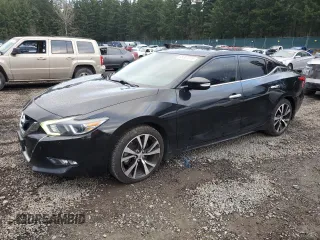 2018 Nissan Maxima SR with VIN 1N4AA6AP6JC397235, listed as a Copart auction lot 88307915 with 111,780 mi miles and Salvage Title. Bid and sale history available at carsss.com. Image 1.