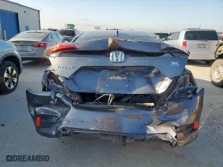 2017 Honda Civic Sedan EX with VIN 19XFC2F71HE071440, listed as a Copart auction lot 53755715 with 50,623 mi miles and Salvage Title. Bid and sale history available at carsss.com. Image 6.