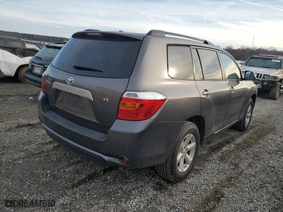 2009 Toyota Highlander with VIN JTEDS41A992088442, listed as a Copart auction lot 45855735 with 209,785 mi miles and Salvage Title. Bid and sale history available at carsss.com. Image 3.