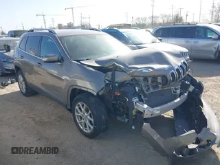 2017 Jeep Cherokee Latitude with VIN 1C4PJLCS0HW642799, listed as a IAAI auction lot 41817814 with 53,765 mi miles and . Bid and sale history available at carsss.com. Image 1.