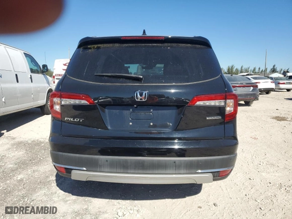 2019 Honda Pilot Touring 8-Passenger with VIN 5FNYF5H96KB008321, listed as a Copart auction lot 86349654 with 33,499 mi miles and Salvage Title. Bid and sale history available at carsss.com. Image 6.