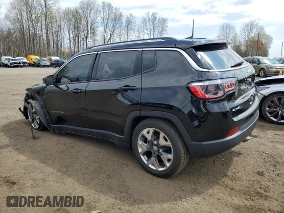 2021 Jeep Compass Limited с VIN 3C4NJDCB9MT513196, выставлен на аукционе Copart как лот 54253245 с пробегом 41 305 миль миль и Списание • Salvage title. История ставок и продаж доступна на DreamBid. Изображение 2.
