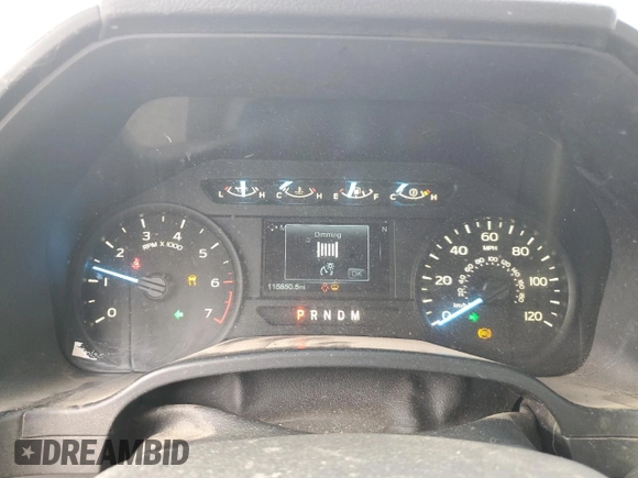 2018 Ford F-150 XL with VIN 1FTFX1E55JKE56873, listed as a Copart auction lot 42824685 with 115,850 mi miles and Clean Title. Bid and sale history available at carsss.com. Image 9.
