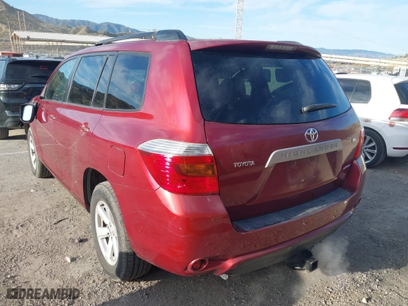 2008 Toyota Highlander with VIN JTEES41A482055206, listed as a IAAI auction lot 41847570 with 231,443 mi miles. Bid and sale history available at carsss.com. Image 3.