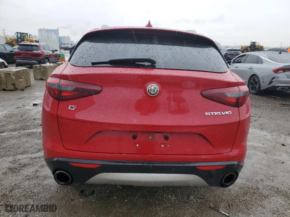 2018 Alfa Romeo Stelvio with VIN ZASFAKAN6J7B68769, listed as a Copart auction lot 47765935 with 76,681 mi miles and Salvage Title. Bid and sale history available at carsss.com. Image 6.