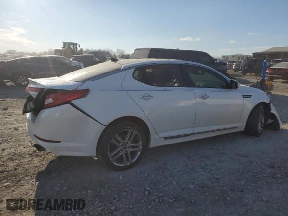 2013 Kia Optima SX with VIN 5XXGR4A6XDG091538, listed as a Copart auction lot 42228445 with 184,398 mi miles and Salvage title. Bid and sale history available at DreamBid. Image 3.