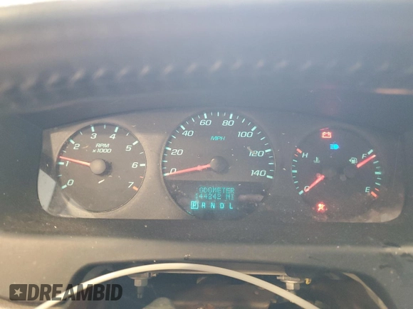 2013 Chevrolet Impala LS with VIN 2G1WF5E3XD1104541, listed as a Copart auction lot 49917295 with 144,242 mi miles and Non Repairable. Bid and sale history available at DreamBid. Image 9.