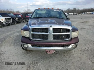 2004 Dodge Ram 3500 SLT with VIN 3D7MA46C34G254929, listed as a Copart auction lot 42400195 with 152,283 mi miles and Salvage Title. Bid and sale history available at carsss.com. Image 5.