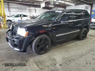 2008 Jeep Grand Cherokee SRT-8 with VIN 1J8HR78378C168740, listed as a Copart auction lot 87053654 with 139,760 mi miles and Salvage Title. Bid and sale history available at carsss.com. Image 1.