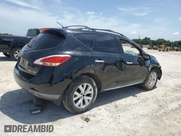 2011 Nissan Murano SL with VIN JN8AZ1MW8BW187782, listed as a Copart auction lot 65265294 with 0 mi miles and Salvage Title. Bid and sale history available at carsss.com. Image 3.