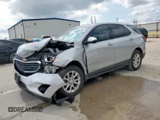 2018 Chevrolet Equinox LT with VIN 2GNAXJEV2J6240578, listed as a Copart auction lot 58627545 with 114,428 mi miles and Salvage title. Bid and sale history available at DreamBid. Image 1.