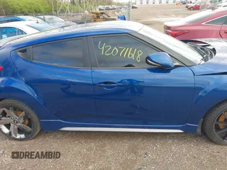 2015 Hyundai Veloster Turbo with VIN KMHTC6AE1FU241662, listed as a IAAI auction lot 42071618 with Not provided miles and . Bid and sale history available at DreamBid. Image 12.