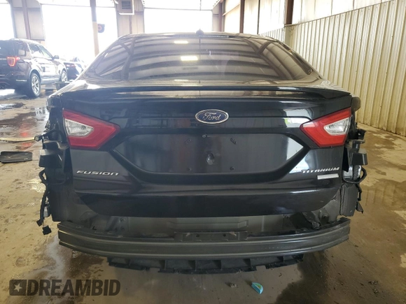 2016 Ford Fusion Titanium with VIN 3FA6P0K97GR405256, listed as a Copart auction lot 55289995 with 124,159 mi miles and Salvage Title. Bid and sale history available at DreamBid. Image 6.