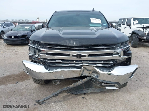 2019 Chevrolet Silverado 1500 LTZ with VIN 1GCPWEED6KZ169282, listed as a IAAI auction lot 41576653 with 81,324 mi miles. Bid and sale history available at carsss.com. Image 6.