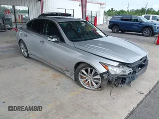 2014 Infiniti Q50 Premium with VIN JN1BV7APXEM678501, listed as a IAAI auction lot 42364998 with 161,908 mi miles and . Bid and sale history available at DreamBid. Image 1.