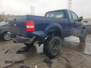 2008 Ford F-150 XL with VIN 1FTRF14W08KD80421, listed as a Copart auction lot 47890845 with 106,846 mi miles and Salvage Title. Bid and sale history available at carsss.com. Image 3.