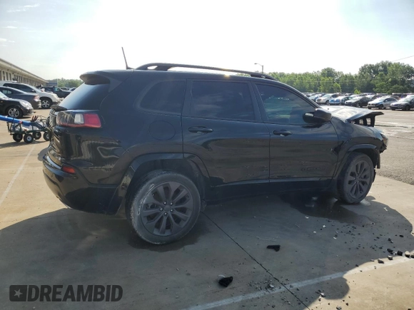 2020 Jeep Cherokee Limited with VIN 1C4PJMDX7LD604944, listed as a Copart auction lot 64985825 with 70,574 mi miles and Salvage title. Bid and sale history available at DreamBid. Image 3.