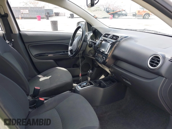 2017 Mitsubishi Mirage SE with VIN ML32F4FJ6HHF06515, listed as a IAAI auction lot 42191613 with 100,386 mi miles and . Bid and sale history available at DreamBid. Image 5.