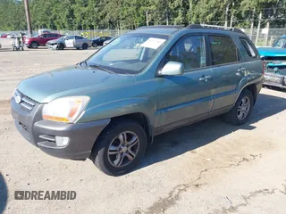 2006 Kia Sportage LX with VIN KNDJE723667170725, listed as a IAAI auction lot 42347100 with 153,002 mi miles and . Bid and sale history available at DreamBid. Image 2.