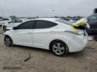 2013 Hyundai Elantra Limited PZEV with VIN 5NPDH4AE0DH303977, listed as a Copart auction lot 53994675 with 150,000 mi miles and Clean Title. Bid and sale history available at carsss.com. Image 2.