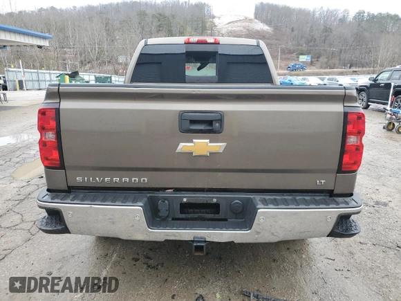 2015 Chevrolet Silverado 1500 LT with VIN 3GCUKREC3FG185054, listed as a Copart auction lot 45093615 with 87,907 mi miles and Salvage Title. Bid and sale history available at DreamBid. Image 6.