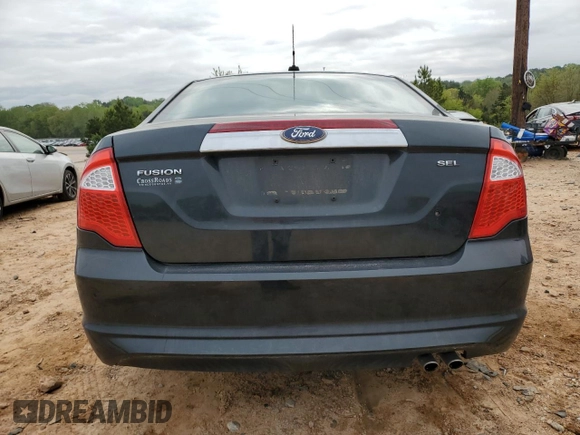2010 Ford Fusion SEL with VIN 3FAHP0JA1AR334907, listed as a Copart auction lot 51980805 with 118,138 mi miles and Salvage Title. Bid and sale history available at carsss.com. Image 6.