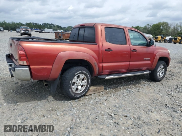 2008 Toyota Tacoma PreRunner with VIN 3TMJU62N48M062496, listed as a Copart auction lot 51098665 with 270,199 mi miles and Salvage title. Bid and sale history available at DreamBid. Image 3.