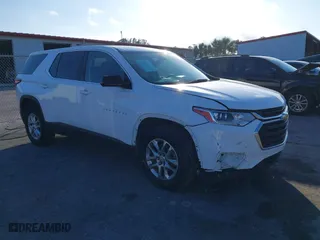 2020 Chevrolet Traverse LS with VIN 1GNERFKW4LJ228864, listed as a IAAI auction lot 41527025 with 96,356 mi miles. Bid and sale history available at carsss.com. Image 1.