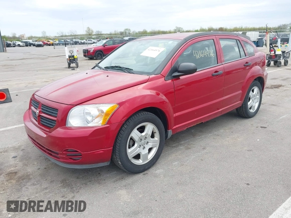 2008 Dodge Caliber SE with VIN 1B3HB28B28D742310, listed as a IAAI auction lot 42164976 with 83,561 mi miles. Bid and sale history available at carsss.com. Image 2.