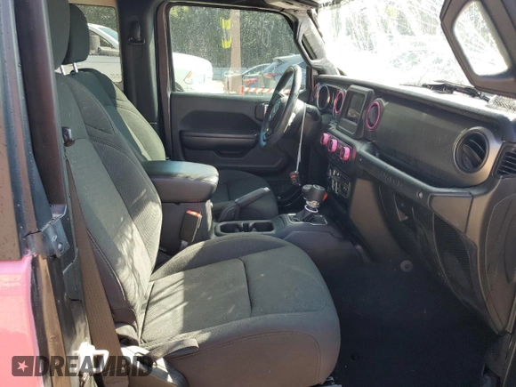 2021 Jeep Wrangler Willys with VIN 1C4HJXAG6MW651740, listed as a Copart auction lot 75310184 with 39,608 mi miles and Salvage title. Bid and sale history available at DreamBid. Image 11.