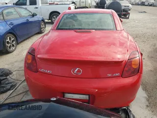 2002 Lexus SC 430 with VIN JTHFN48YX20012798, listed as a Copart auction lot 75269794 with 81,421 mi miles and Non Repairable. Bid and sale history available at DreamBid. Image 6.