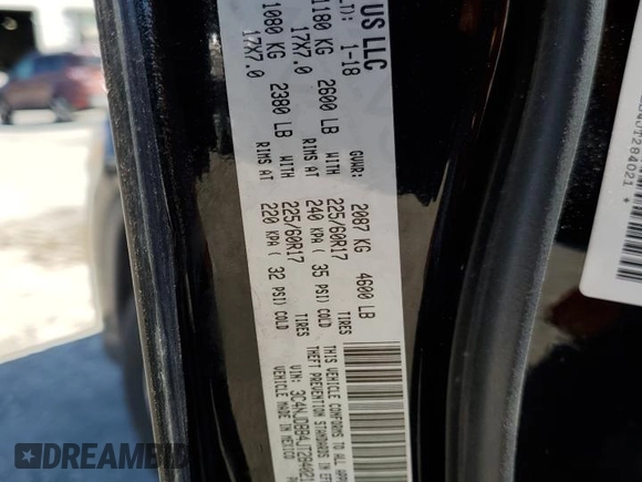 2018 Jeep Compass Altitude with VIN 3C4NJDBB4JT284021, listed as a Copart auction lot 48971345 with 87,559 mi miles and Salvage Title. Bid and sale history available at carsss.com. Image 13.