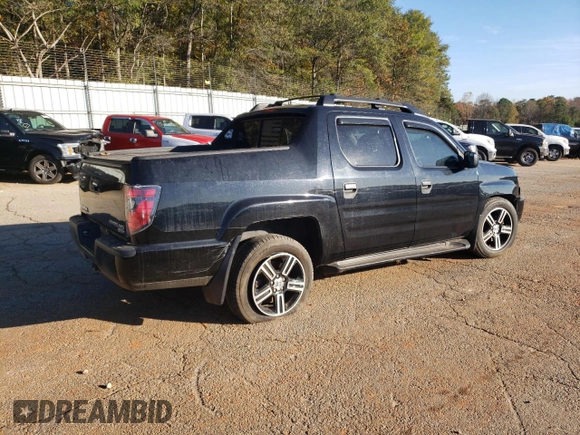 2013 Honda Ridgeline Sport with VIN 5FPYK1F78DB013052, listed as a Copart auction lot 80238594 with 177,322 mi miles and Salvage Title. Bid and sale history available at carsss.com. Image 3.