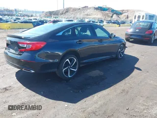 2019 Honda Accord Sedan Sport 1.5T with VIN 1HGCV1F36KA142258, listed as a IAAI auction lot 41811980 with 91,424 mi miles. Bid and sale history available at carsss.com. Image 4.