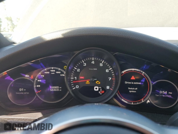 2019 Porsche Cayenne with VIN WP1AA2AYXKDA11907, listed as a Copart auction lot 64500505 with 59,965 mi miles and Salvage title. Bid and sale history available at DreamBid. Image 9.