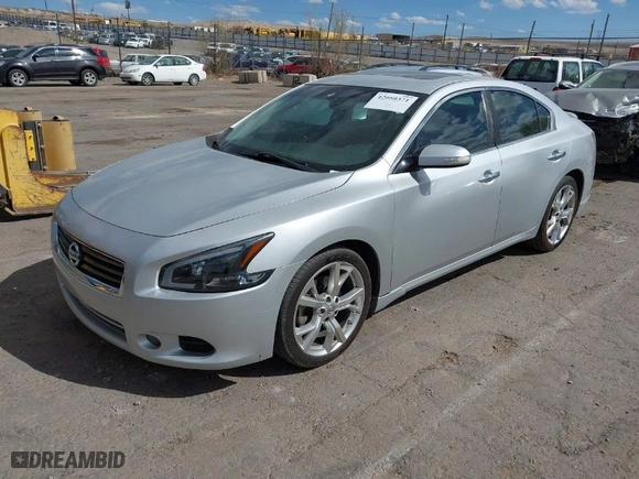 2012 Nissan Maxima 3.5 S with VIN 1N4AA5AP5CC856509, listed as a IAAI auction lot 42050371 with 110,532 mi miles. Bid and sale history available at carsss.com. Image 2.
