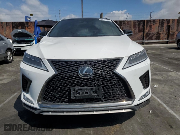 2020 Lexus RX 350 F Sport Performance with VIN 2T2YZMDA4LC234425, listed as a Copart auction lot 50831835 with 20,083 mi miles and Salvage title. Bid and sale history available at DreamBid. Image 5.