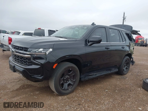 2023 Chevrolet Tahoe Commercial with VIN 1GNSKLED0PR395388, listed as a IAAI auction lot 42194028 with 10,276 mi miles and . Bid and sale history available at DreamBid. Image 19.