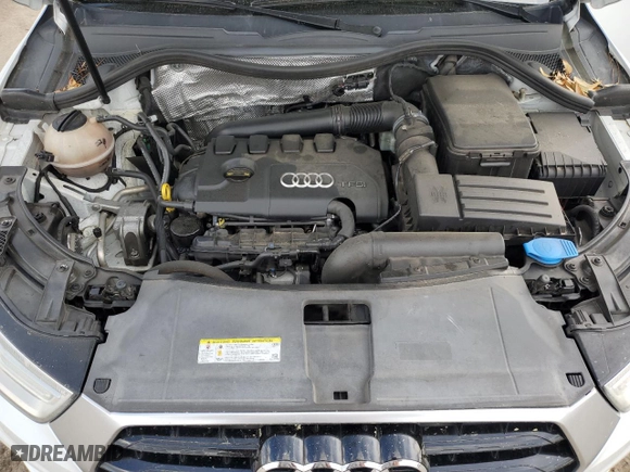 2017 Audi Q3 Premium Plus with VIN WA1JCCFS6HR001712, listed as a Copart auction lot 49235865 with 17,383 mi miles and Salvage Title. Bid and sale history available at carsss.com. Image 12.