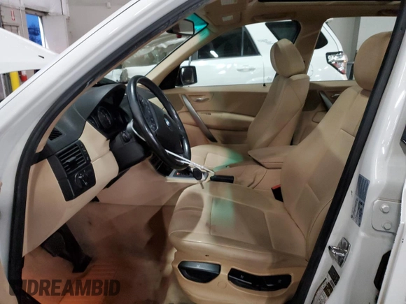 2005 BMW X3 2.5i with VIN WBXPA73485WC47845, listed as a Copart auction lot 84540204 with 96,544 mi miles and Salvage Title. Bid and sale history available at carsss.com. Image 7.